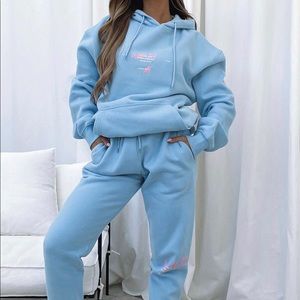 White fox sweatpants.